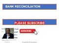 PART 1 : Bank  Reconciliation-THEORY