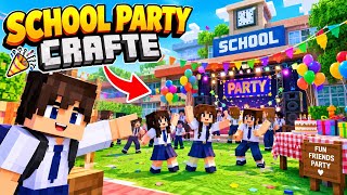 “School Party Craft 3D Gameplay  | Mini Craft Style Build” | facto arpit 1b  screenshot 1