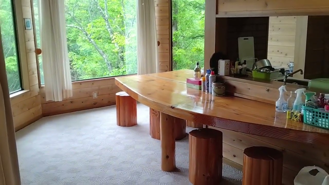 【別荘ルームツアー】絶景の眺望と満天の星空　こだわりの浴室＆開放感ある間取り【避暑地】44904長野県 上田市「美しの国別荘地」 中古別荘  2LDK＋S