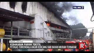 Kebakaran Pabrik Tekstil di Bandung