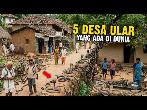 Villages in the World Nicknamed Snake Villages, Give Visitors the Shivers⁉️