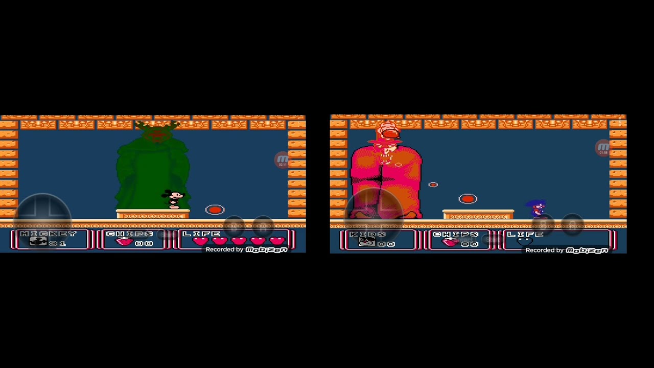 Mickey Mouse III/Kid Klown (NES) Final Boss+Hard Mode (No Damage) [Comparison]