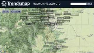 Balloon Boy Story over Denver Colarado as seen on Trendsmap