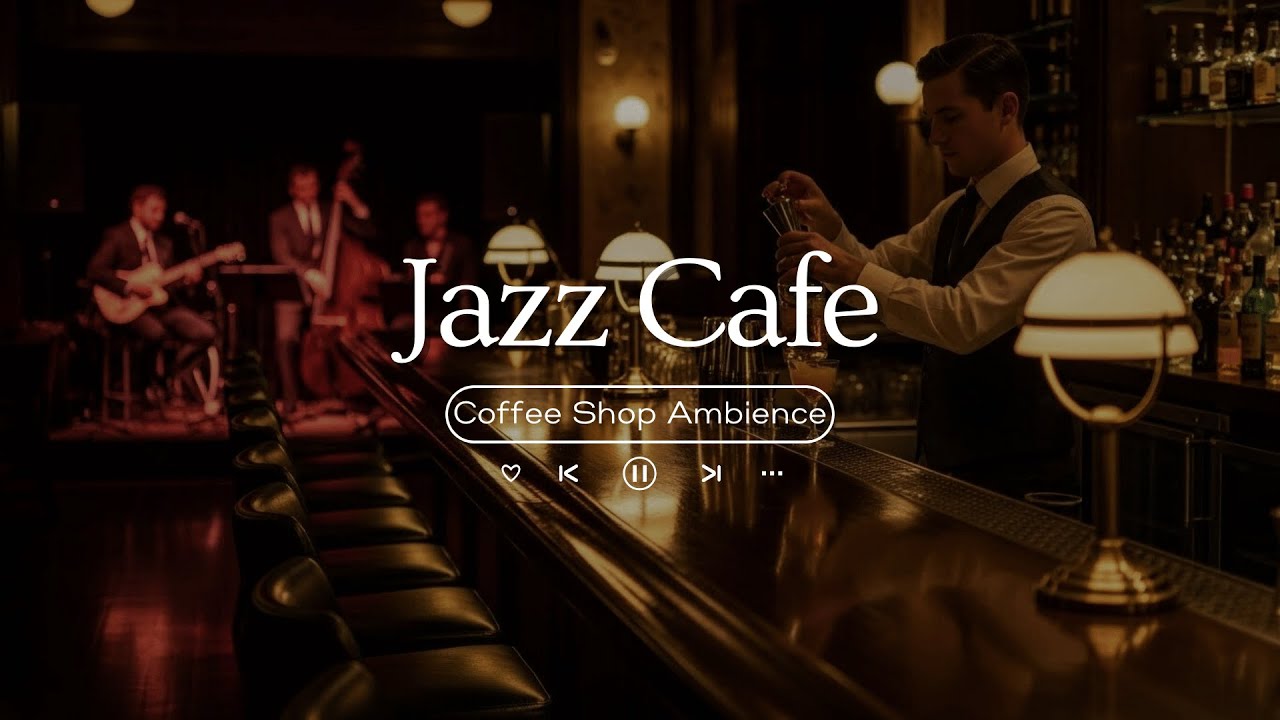 Snowy Cafe Jazz ❄️ - Cozy Winter Jazz Piano With Fireplace Crackling For Relaxation