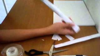 How To Make A Simple Paper Gun (  Shoots Paper Bullets )
