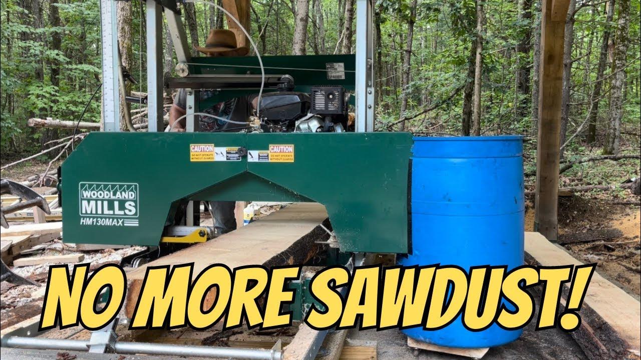 A better way to collect sawdust from your sawmill YouTube
