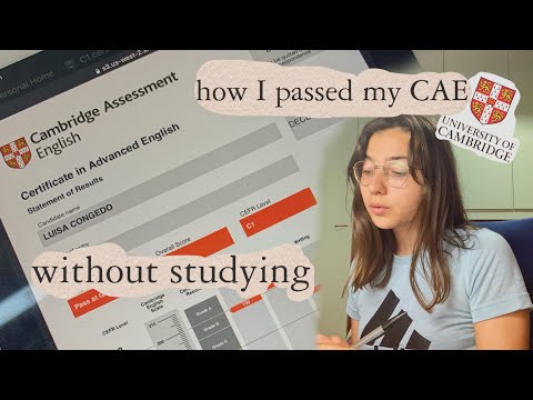 How I passed the Cambridge Advanced Exam without studying (cae C1 level) | tips to learn languages