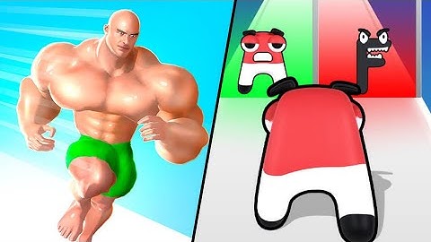 Muscle Rush | Alphabet Run Letter Go / All Level Gameplay: Android,OSi