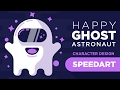 Illustrator Speed Art :How to Create A Character logo design