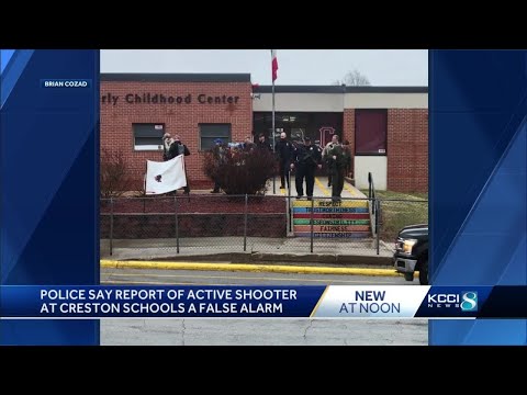 Creston school briefly locked down over false alarm