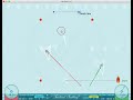 Change wind direction and force  tactical sailing