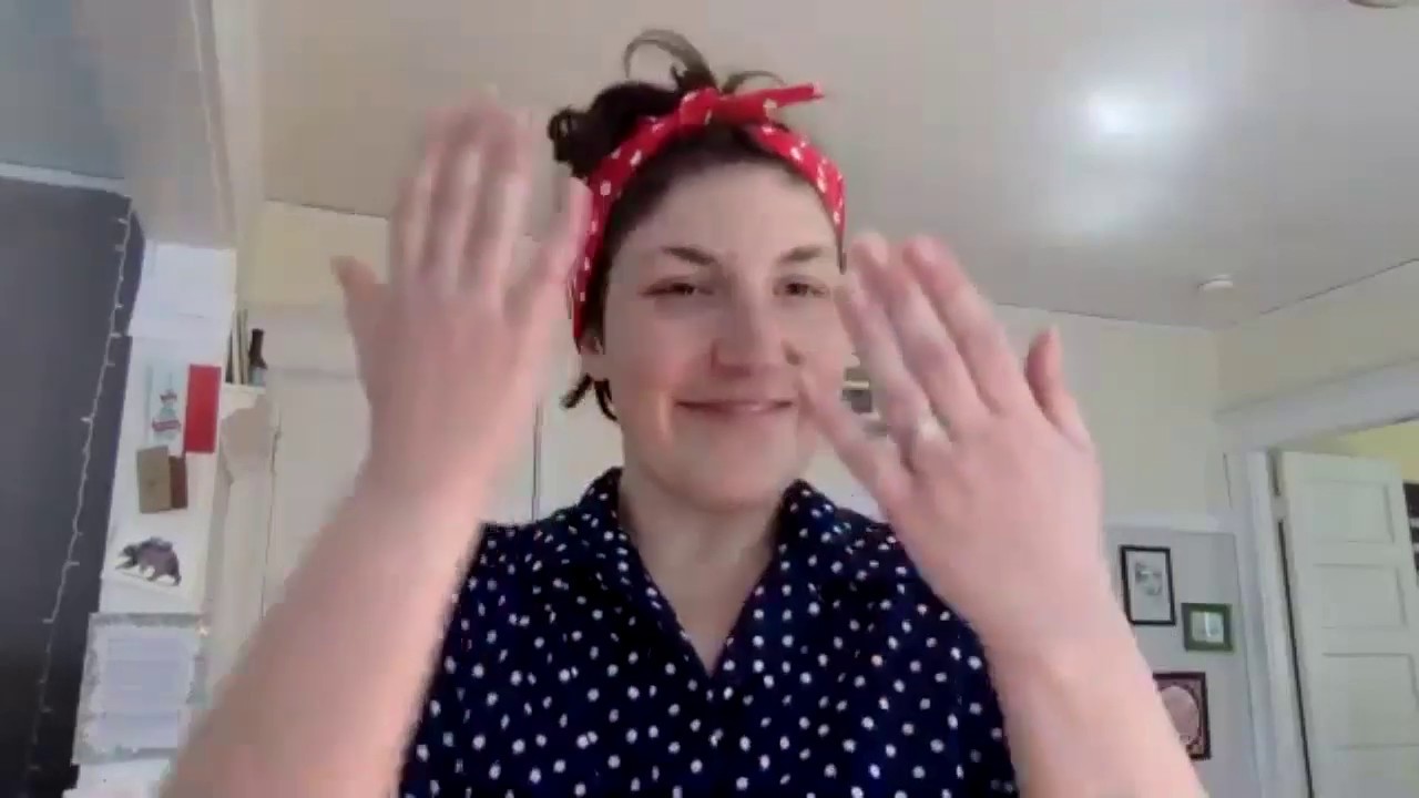 Zoom dance party warm-up