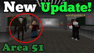 The Update Is OUT! Wendigo, P90, DB Shotgun, and more! Roblox Area 51