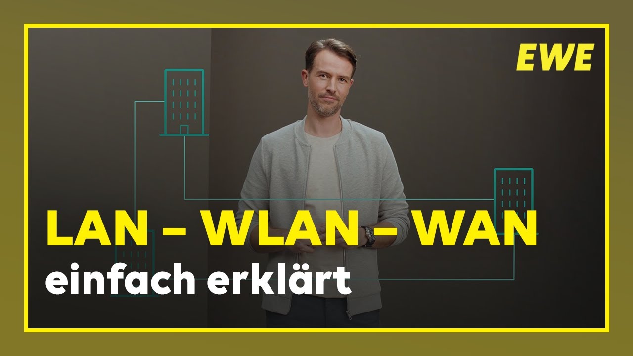 LAN, WLAN, WAN - was sind die Unterschiede? | EWE Glossar - YouTube
