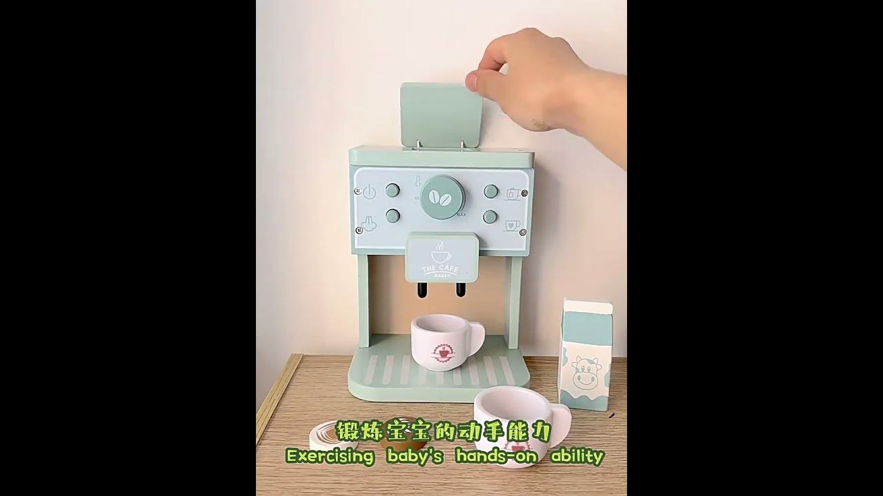 Детская кофемашина деревянная игрушка - YouTube