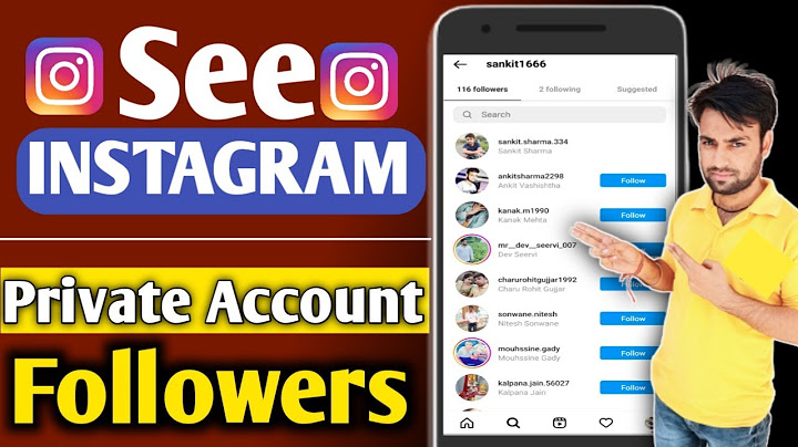 How to check someones following on instagram private