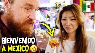 FUIMOS a COMER como MEXICANOS  Comida Barata: Tejuino, Birria & Jarritos • Cocinando Corea, CHeCHe