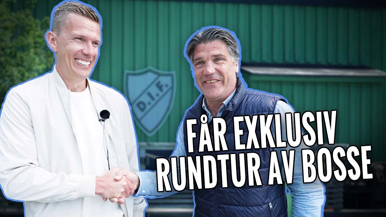 Wernbloom får rundtur av Djurgårdens sportchef
