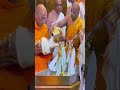 Gaur Purnima Festival || MAHA - ABHISHEK #shorts #iskcon