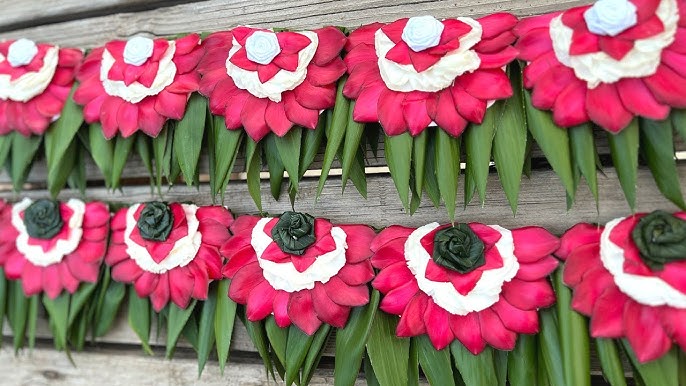 Making a Hawaiian Lei at Home 