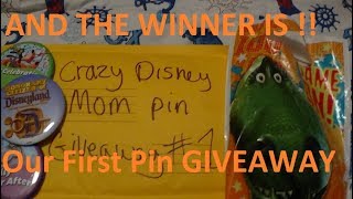 Our First Pin Giveaway Results ... WE HAVE A WINNER