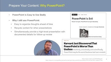 Preparing Content in PowerPoint - Producing Educational Lecture Videos (Part 1)
