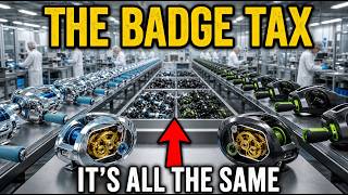 The $300 Bass Pro Reel and the $50 Walmart One Come Off the Same Line (The Logo Tax)