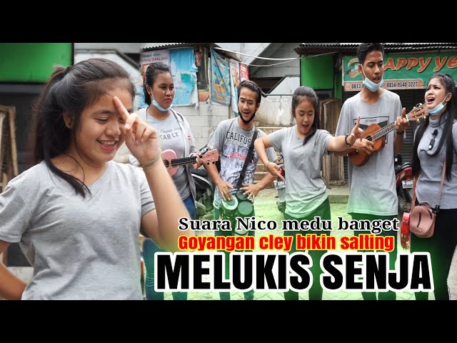 Pengamen ABG clay bikin salting..!!! melukis senja suara asli Nico keluar merdu banget class=