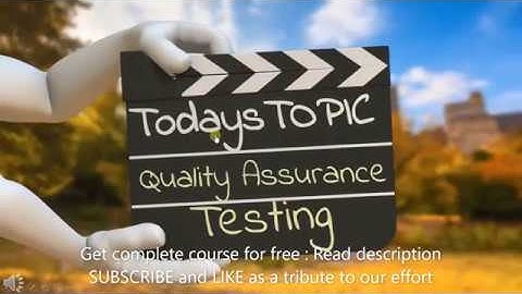 ISTQB- 20 Quality Assurance and Testing : ISTQB Foundation level 2018 training