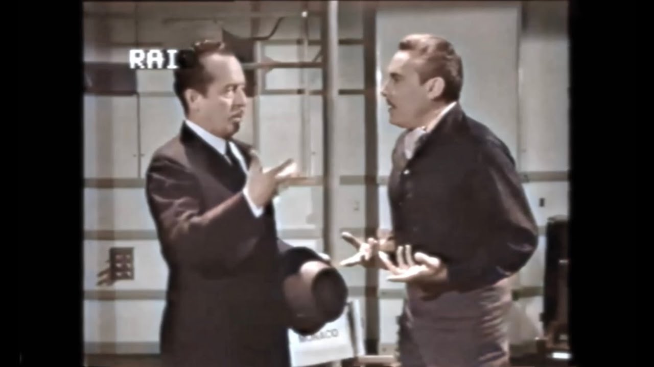 Mario Del Monaco - Una Voce In Vacanza Rai 1968 - Spezzone Prime Puntate - Video a Colori