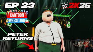 Peter Griffin RETURNS to WWE2K26 Cartoon Wrestling