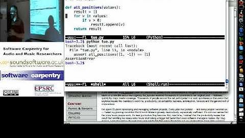 Test-driven example - printing positive numbers, part 2 (Software Carpentry)