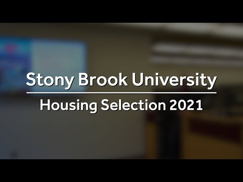 Housing Selection 2021 - 2022 | Stony Brook University