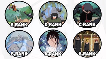 Every JUTSU RANK in Naruto Explained in 18 Minutes