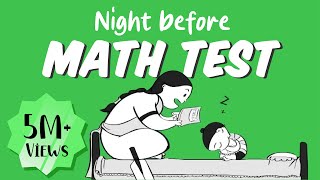 Night Before Math Test | Viral Animated Short Ad Film  | Funny Indian Childhood Memories | Exams