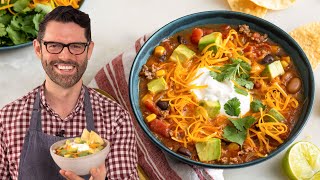 Easy Taco Soup Recipe | Fast and Delicious