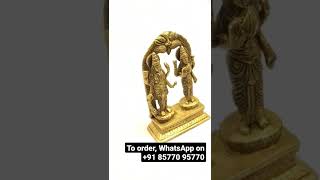 Lakshmi Narayan Brass Statue | Mandir Decor | Lakshmi Puja