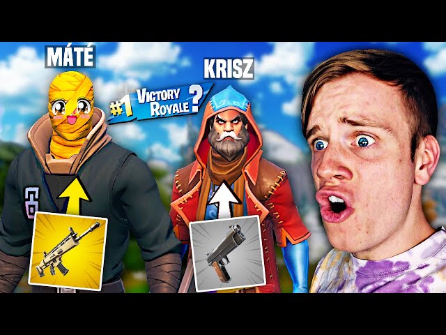 NEM VÁLTHATUNK FEGYVERT! 😰 | Fortnite #28 class=