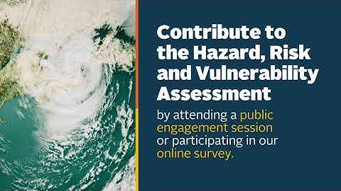 Hazard, Risk and Vulnerability Assessment (HRVA)