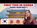 FIRST TIME in Korea SEOUL Vlog Day 1: Exploring Iconic Sights! 🇰🇷
