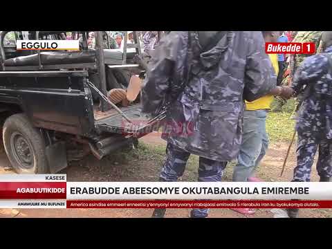 Agabu Akabinja akaalumbye Poliisi y'e Bugoye,enoonya abadduse, erabudde abeesomye okutabula emirembe