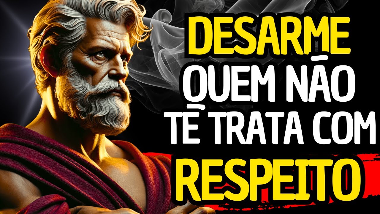 A MELHOR FORMA de RESPONDER quem lhe despreza | Sabedoria Estoica