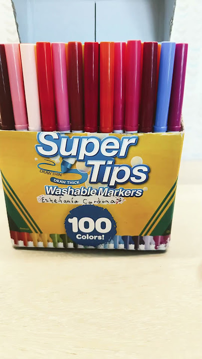 Crayola super tips review & testing cheap art supplies 