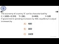 Economics quiz questions and answers macroeconomics multipliers 