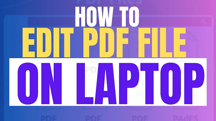 How To Edit PDF File In Laptop/PC For FREE 2025 (Edit Your PDF Documents Easily)