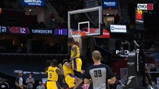 Lebron Poster Block On Sexton Then Grinds His D on Kuz | ALMOST POSTER