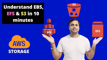 What is difference between AWS EBS, EFS & S3 storage ? #ebs #efs #s3 #storage #awscloud #devops