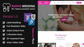 Rashid - Wedding and Event Planner HTML Template | Themeforest Website Templates and Themes