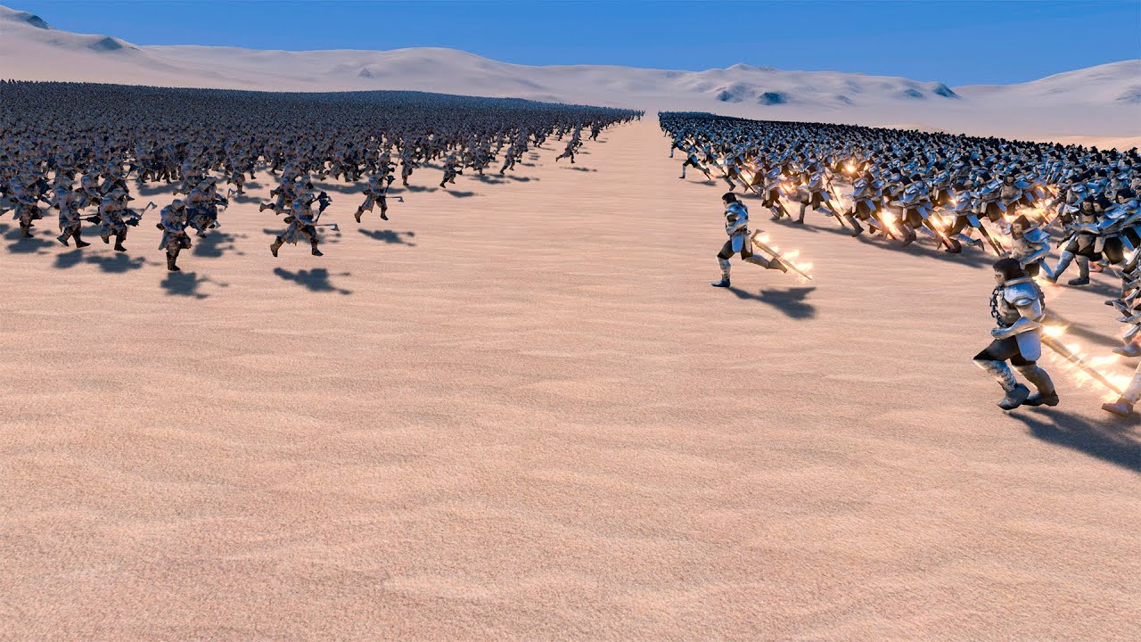 50.000 WILD MANS vs 5.000 SOUL TYRANTS | Ultimate Epic Battle Simulator