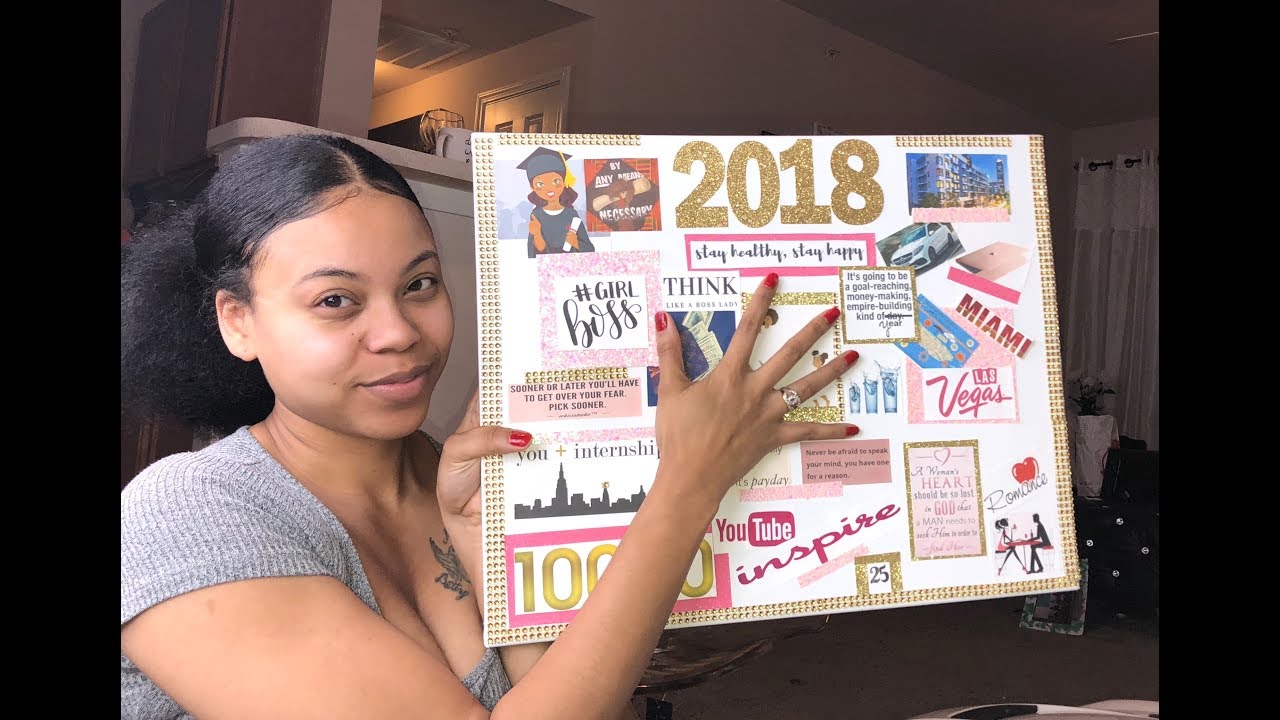 Vision Board 18 How To Make Your Own Part 1 Youtube